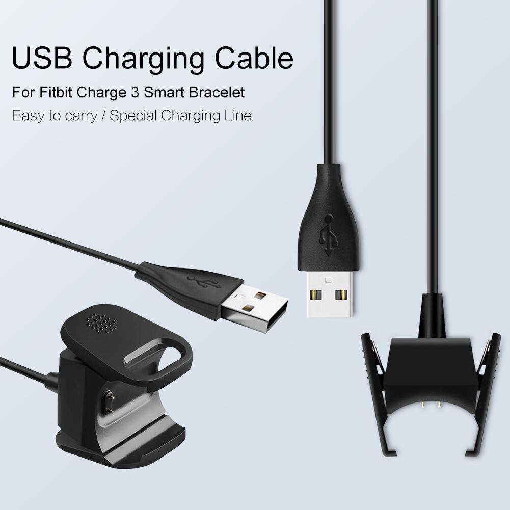 Replacement USB Charger Charging Cable For Fitbit Charge 3,Charge 4 and Special Edition Health Fitness Tracker