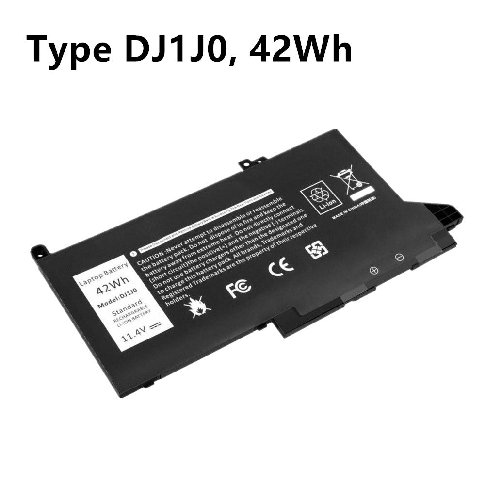42Wh Replacement Battery for Dell Latitude 7490 7480 7390 7380 7290 7280 Laptop, Fit Part DJ1J0
