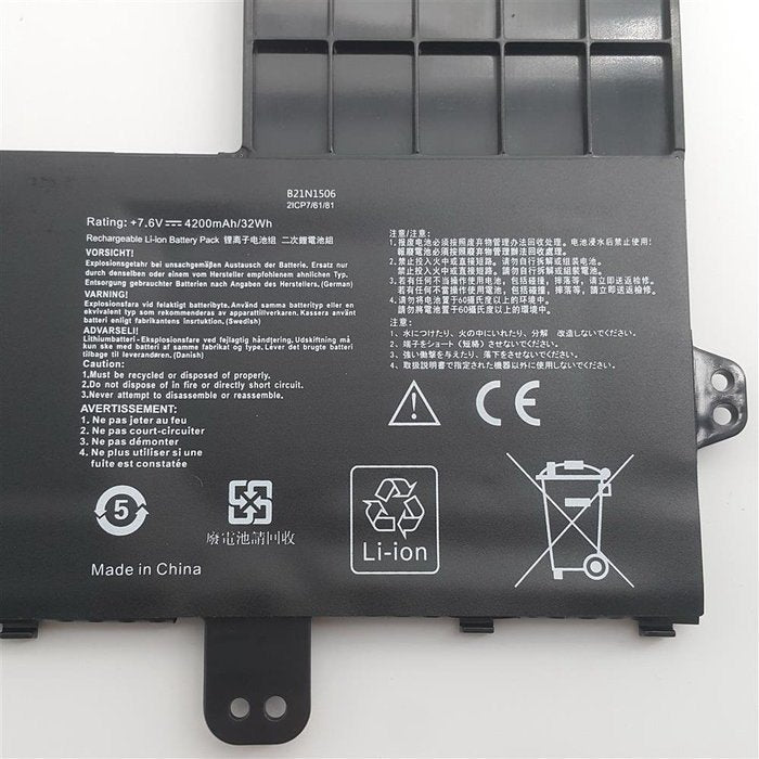 Replacement Battery for ASUS EeeBook E502M E502MA E502MA-XX0016D E502MA-XX0020H E502S E502SA 0B200-01430600 0B20001430600 B21N1506