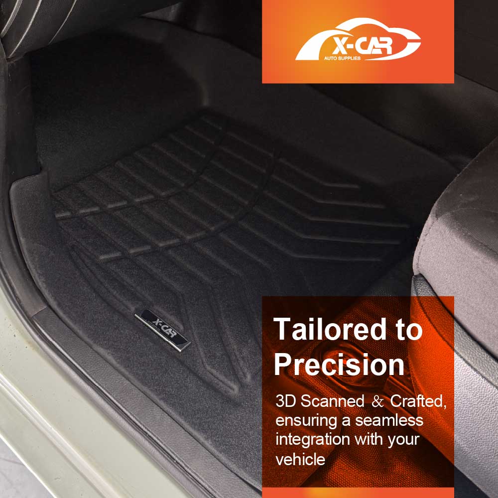 3D Floor Mats for ISUZU D-MAX DMAX Single Cab 2020-Onwards Heavy Duty All Weather Car Mats Carpet Liner Set Car Accessories
