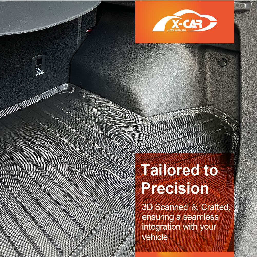 3D Floor Mats Boot Liner for GWM Haval H6/H6 GT 2021-Onwards All Weather Heavy Duty Cargo Car Trunk Luggage Tray