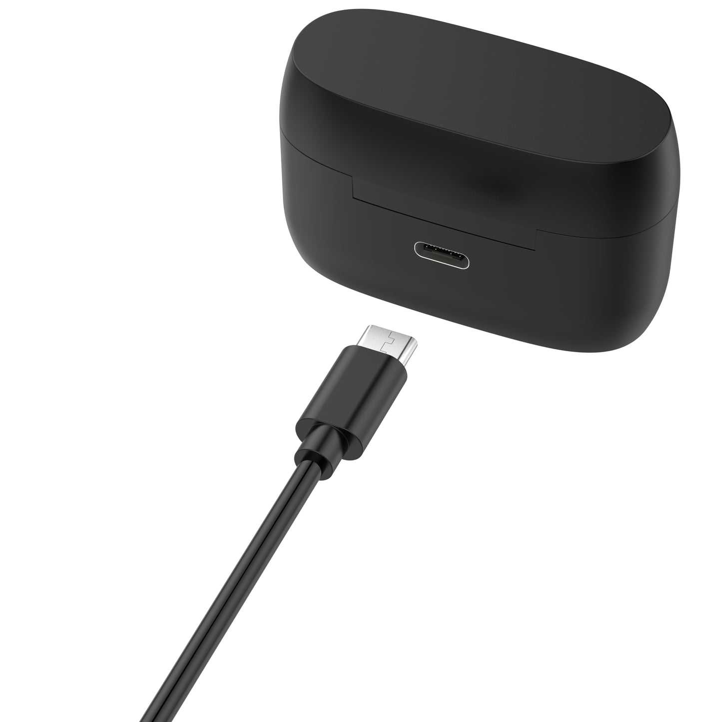 USB Charging Case Earbuds Charger Box Black for Jabra Elite 5 True Wireless Earbuds Headphones
