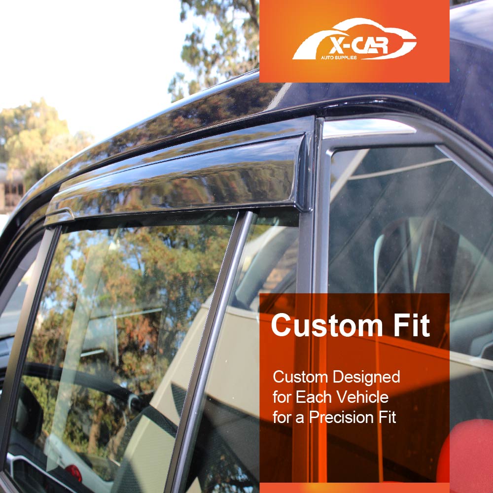Weathershields for Toyota Rav4 RAV 4 2019-Onwards Car Weather Shields Wind Deflectors Window Sun Visor 4-Piece Set