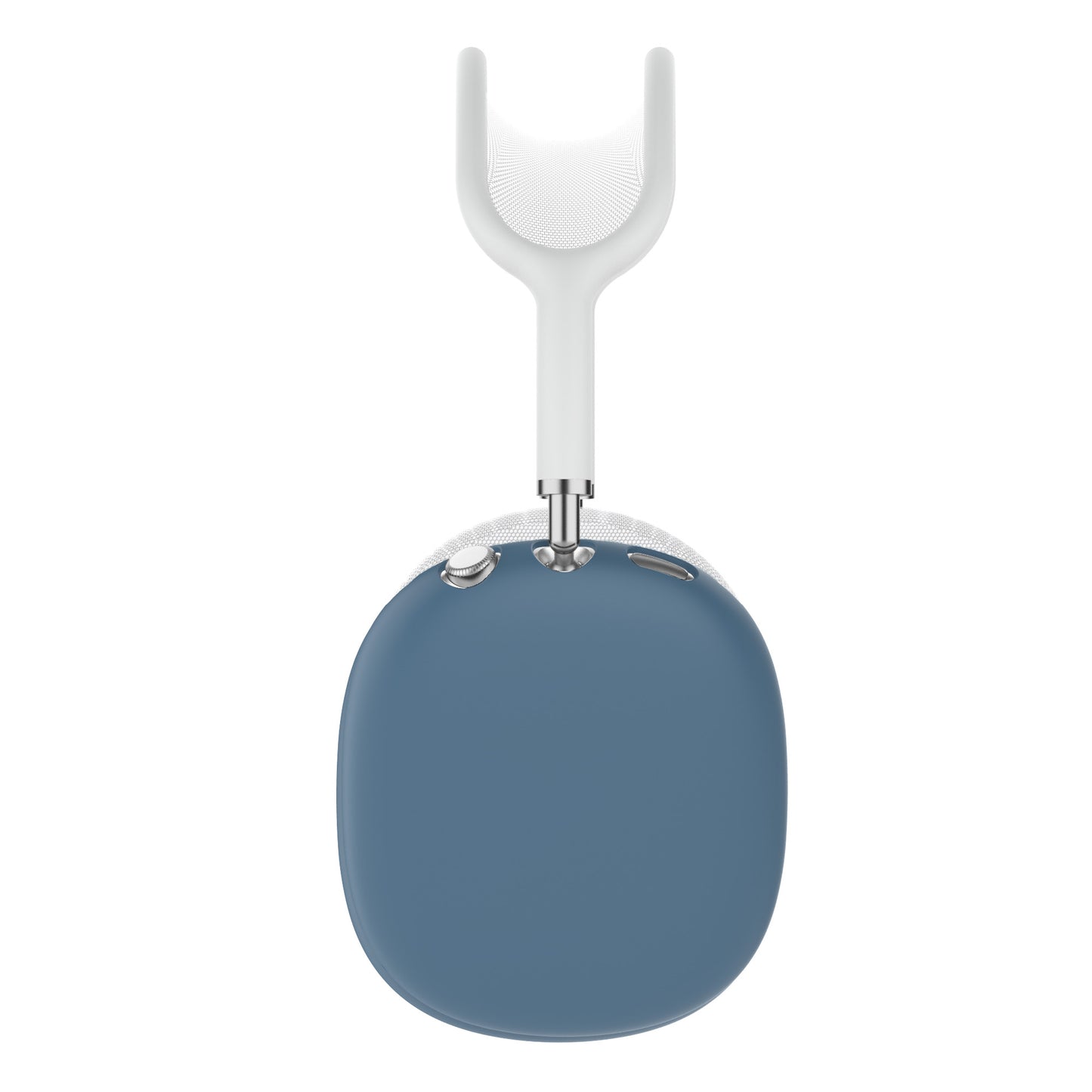 Blue Silicone Case Compatible with Apple AirPods Max Headphone Shockproof Protector Anti-slip Shatter-Resistant Protective Frame Full Cover