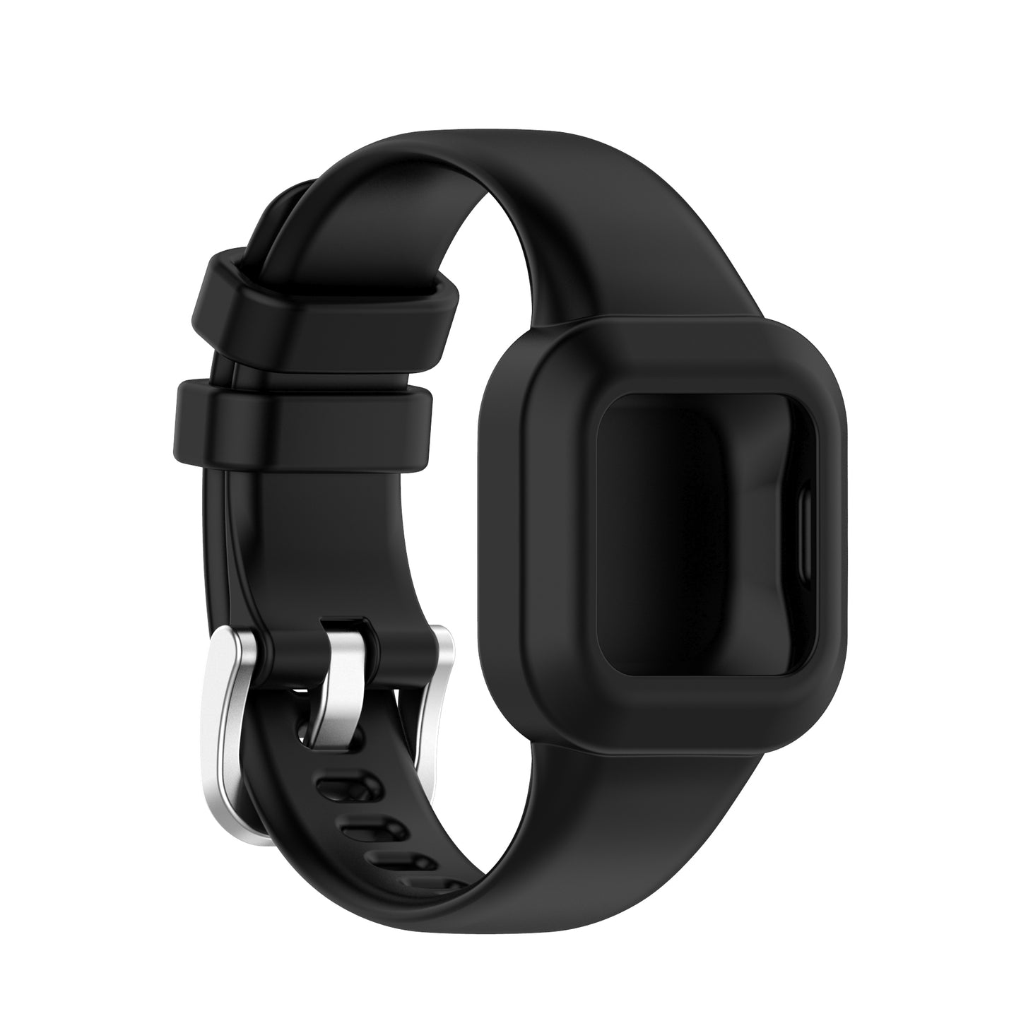 Black Replacement Silicone Wristband Water Resistant Straps for Garmin Fit JR.3/Garmin Vivo Fit JR.3 Fitness Tracker for Kids
