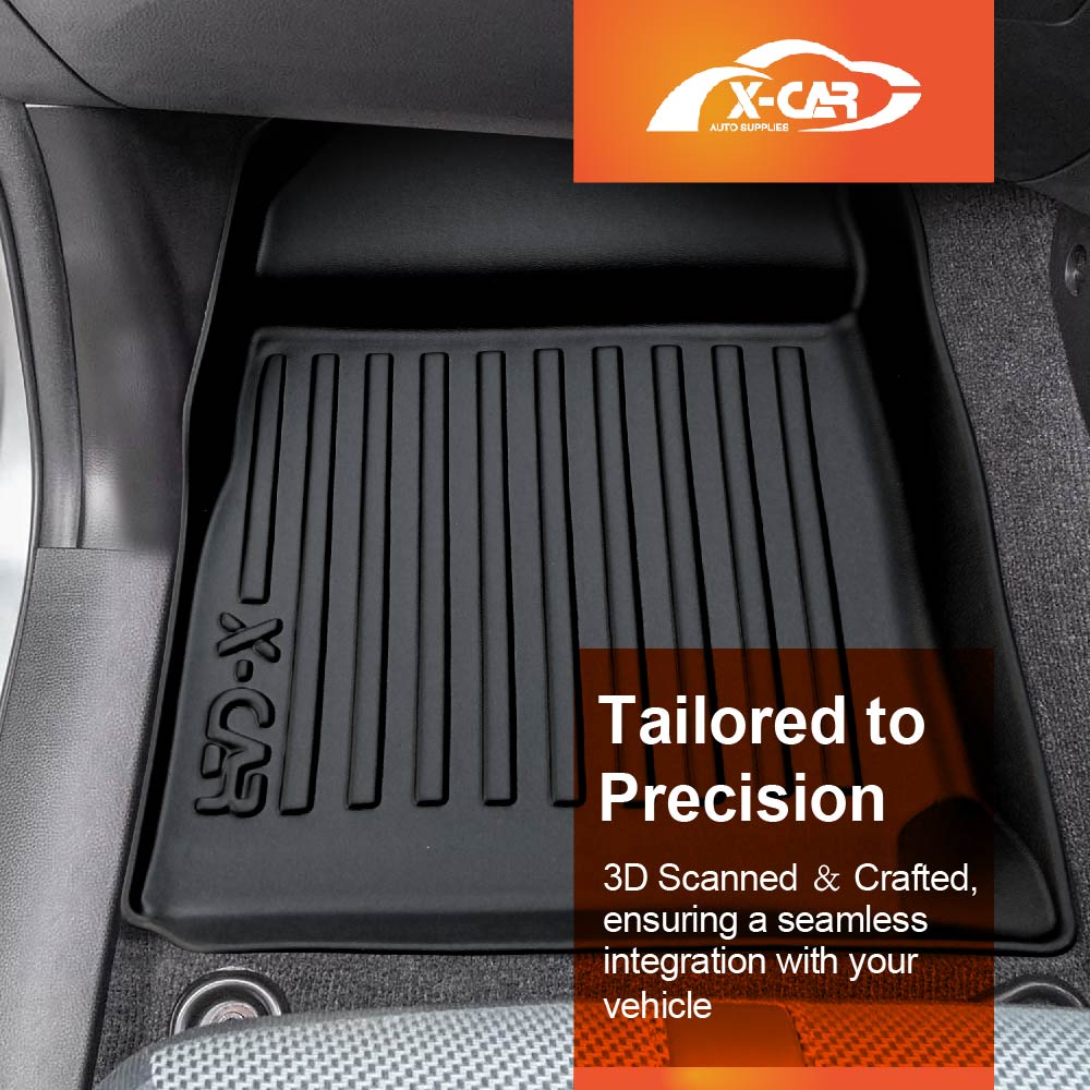 3D Floor Mats Boot Liner Set for Isuzu MU-X MUX 2022-Onwards All Weather Heavy Duty Cargo Car Trunk Luggage Tray