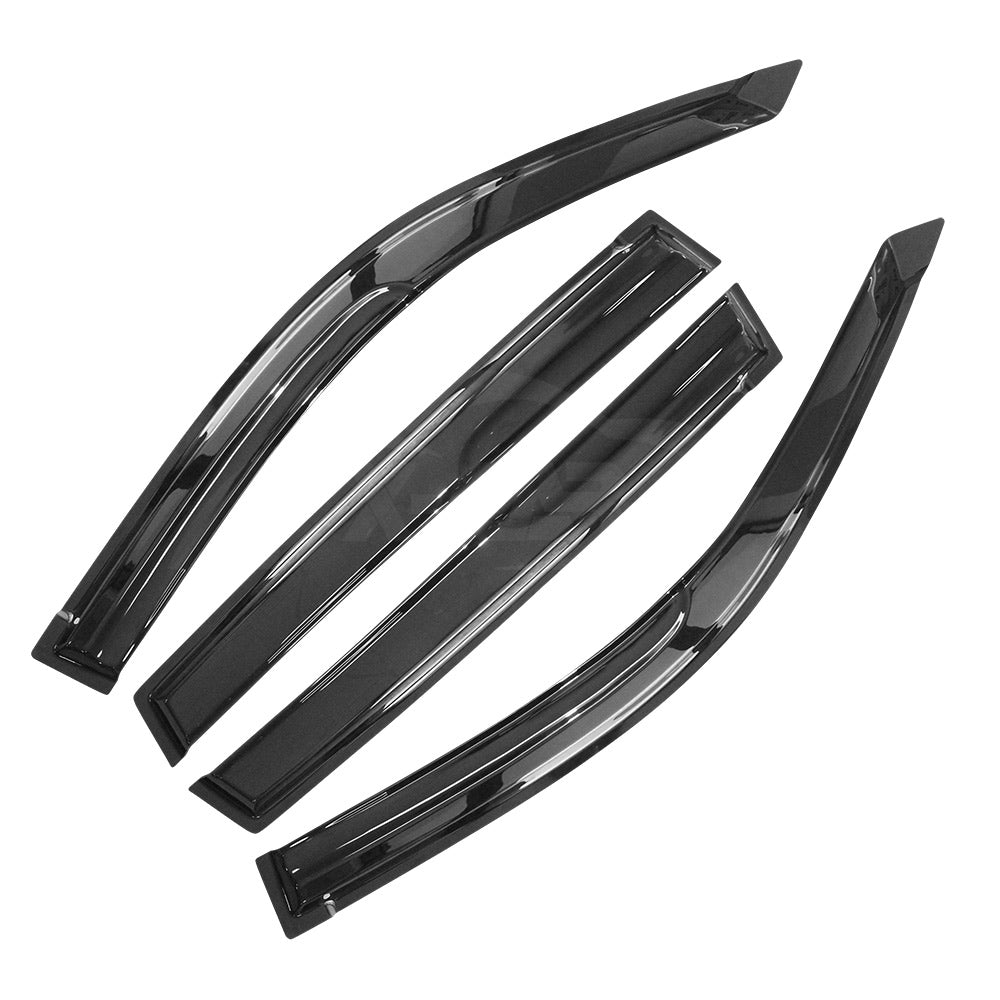 Weathershields for Toyota LandCruiser Prado 120 Series 2003-2009 Car Weather Shields Wind Deflectors Window Sun Visor 4 Pcs-Set