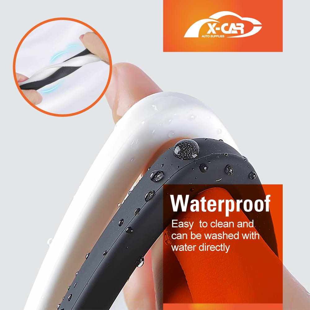 Tesla Model 3 Highland 2023-2025 Rearview Mirror Protector Frame Protection Silicone Cover Case Accessories White