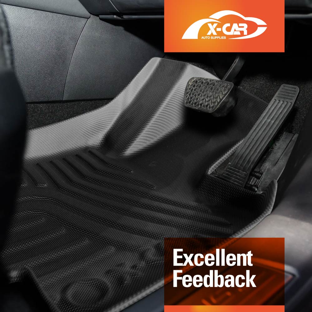 3D All-Weather TPE Floor Mats for Lexus RX350 RX350h RX500h RX450h+ 2022-Onwards Heavy Duty Customized Car Floor Liners Full Set Carpet