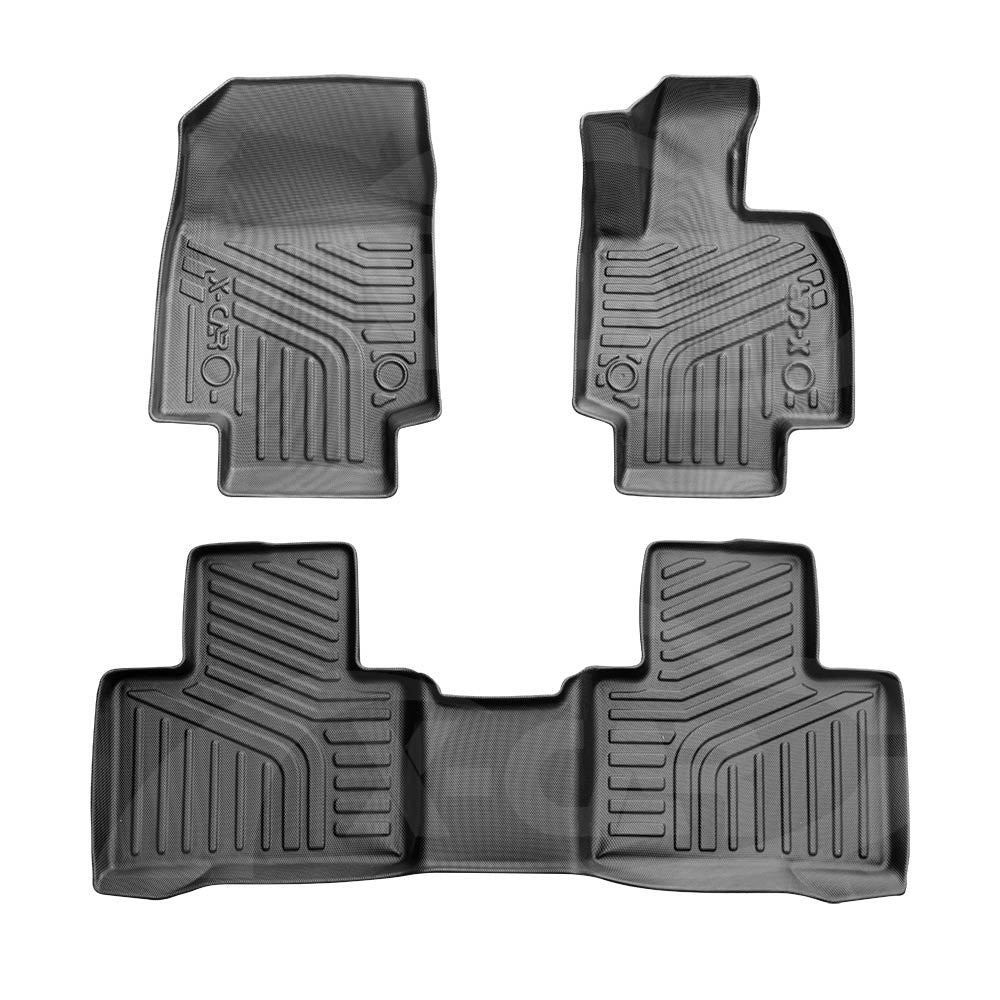 3D Floor Mats for Lexus RX350 RX350h RX500h 2022-Onwards Heavy Duty All Weather Car Waterproof Interior Protection Liner Set