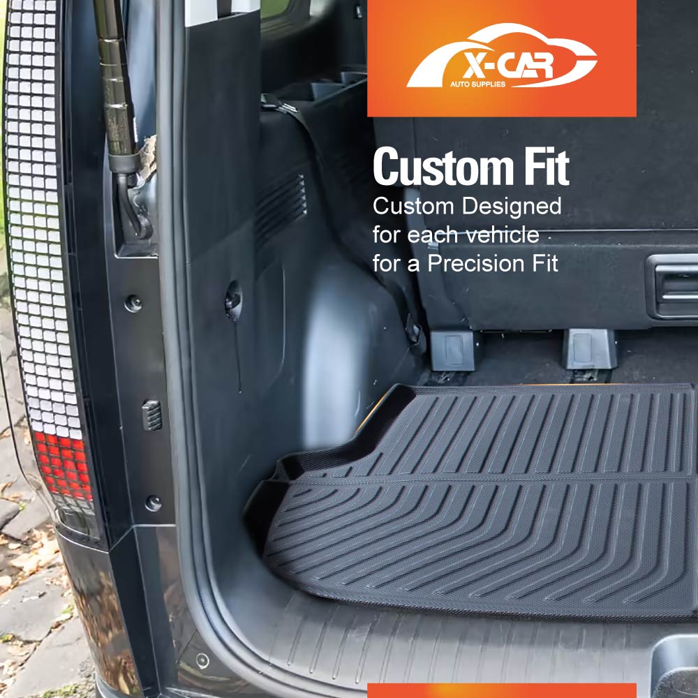 3D All-Weather Car Boot Liner Floor Mats for Hyundai Staria and Staria Load 2021-Onwards Heavy Duty Trunk Cargo Mat Carpet Liners Accessories