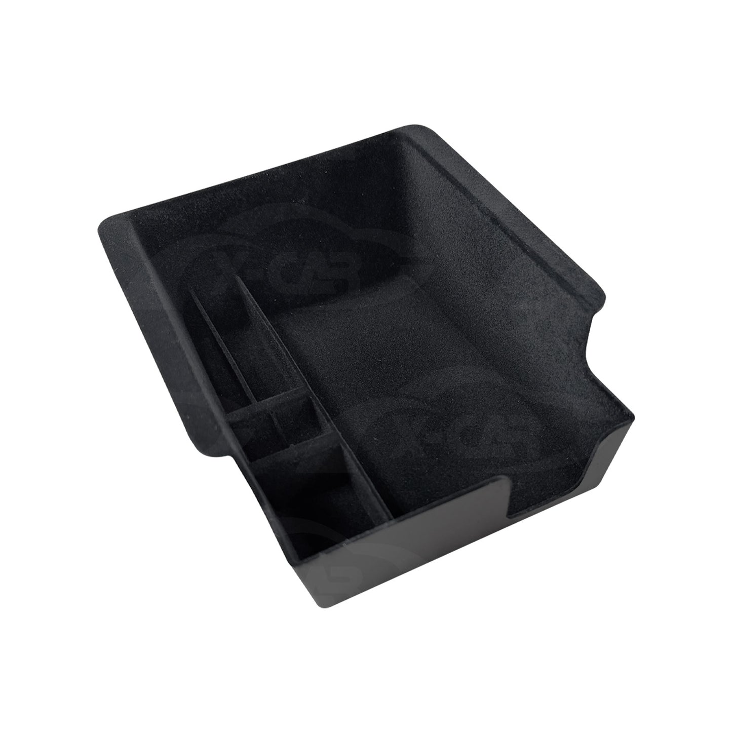 Tesla Model 3 2017-2023 and Model Y 2021-2025 Flocked Center Console Armrest Organizer Tray Storage Box