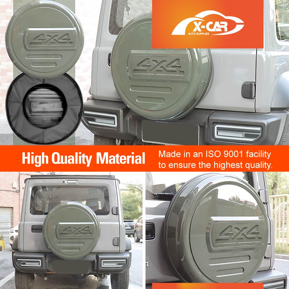 Spare Wheel Cover for Suzuki Jimny 3-Door 2018-2025 Spare Tire Protective Cover Jungle Green Exterior Modification Accessories