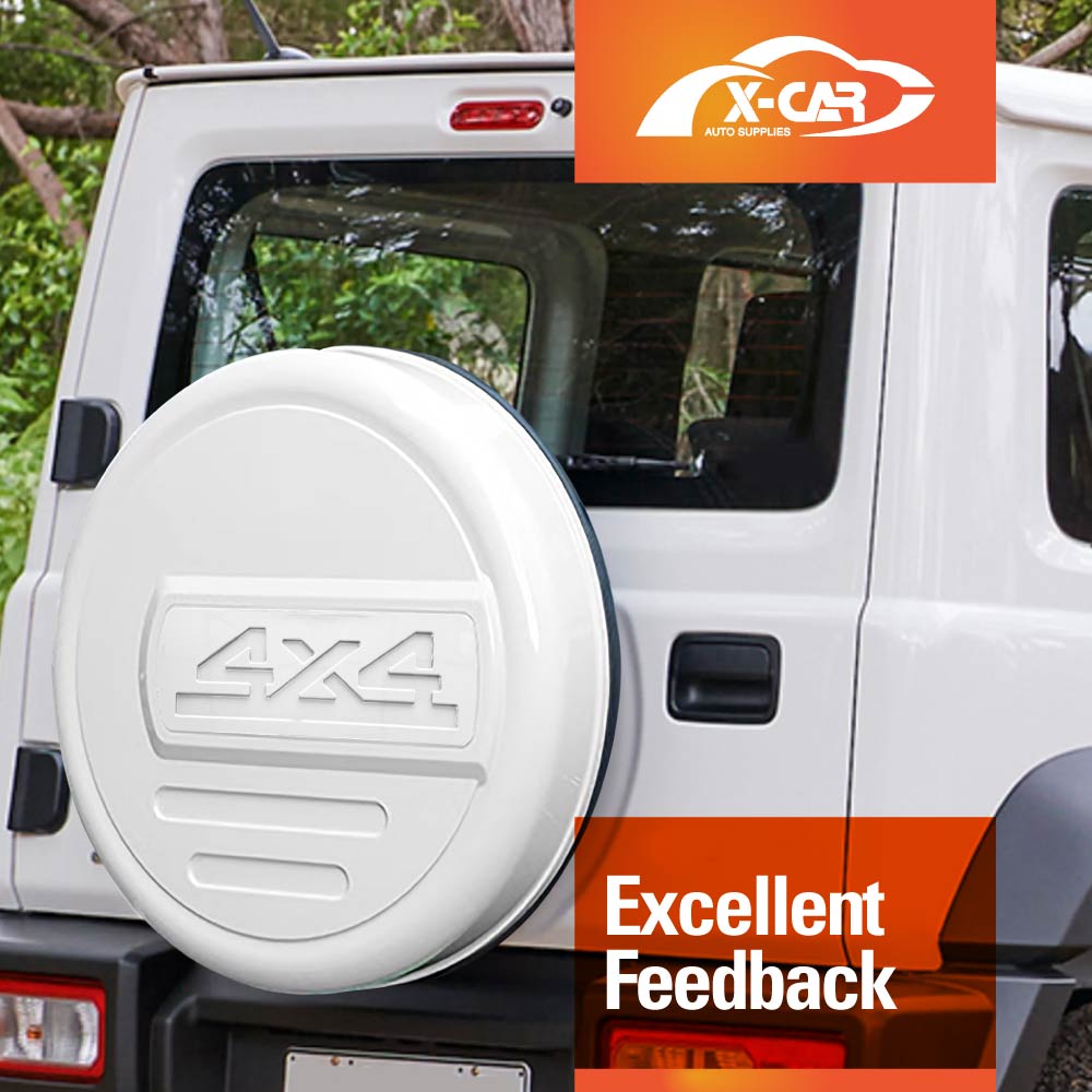 Spare Wheel Cover for Suzuki Jimny 3-Door 2018-2025 Spare Tire Protective Cover White Exterior Modification Accessories