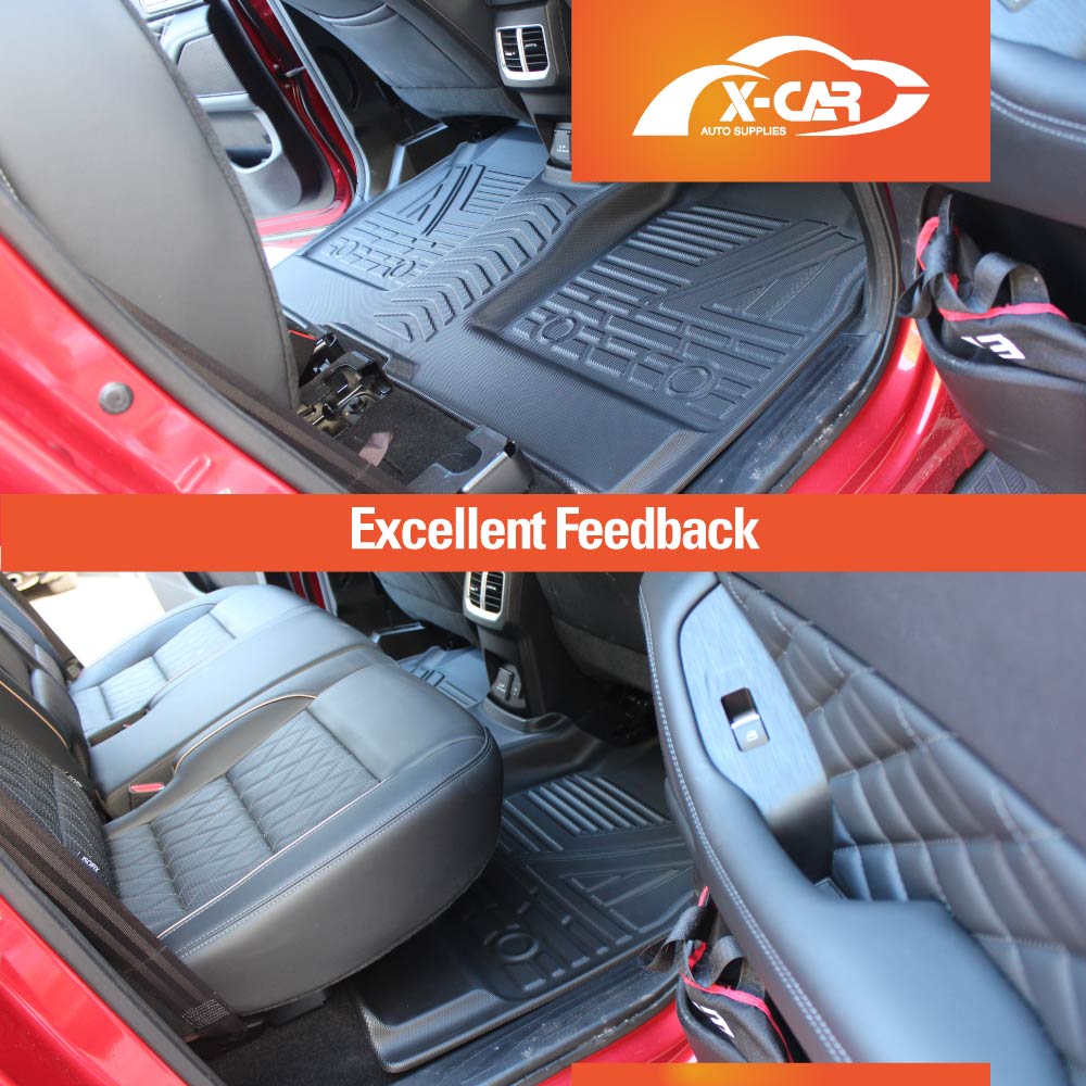 3D Floor Mats for GWM Cannon Ultra/Lux/Vanta/XSR/Cannon-X 2021-Onwards Heavy Duty All Weather Car Mats Carpet Liner Set