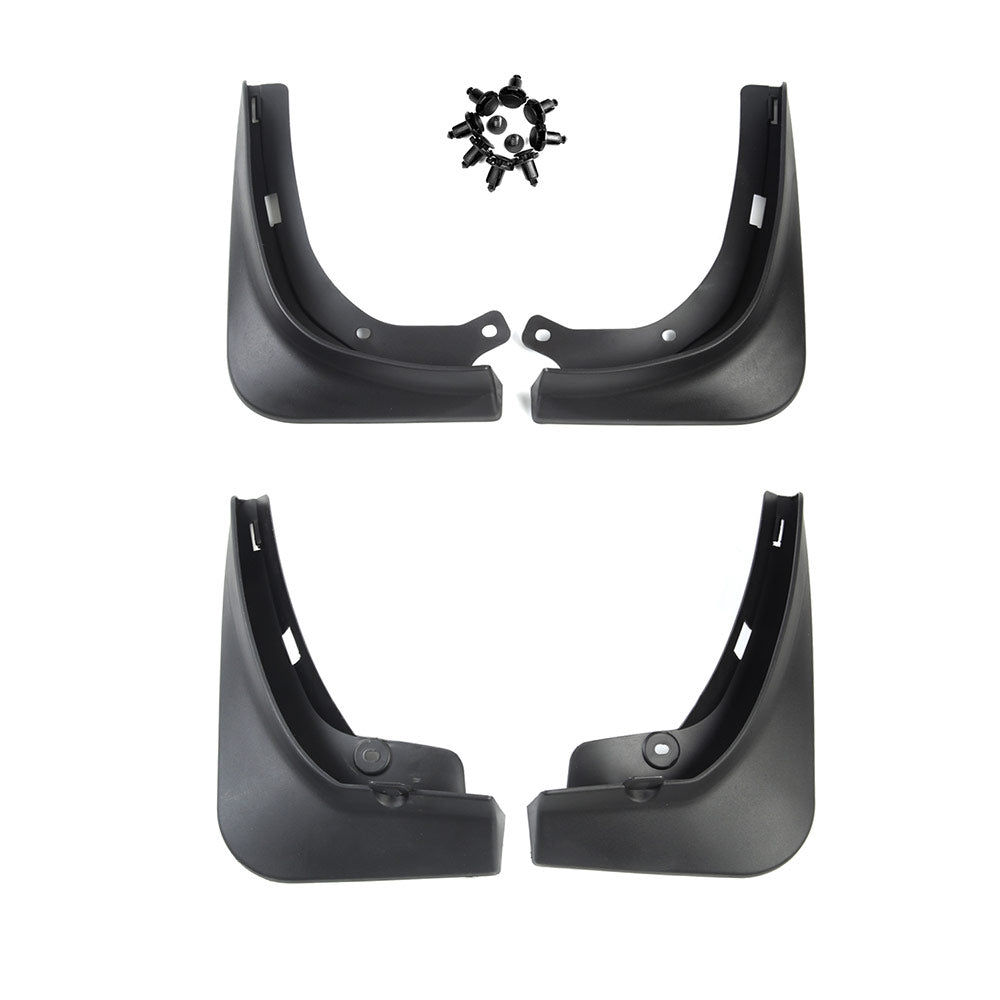 Tesla Model 3 Mud Flaps Splash Guards Mudguard Fender Front and Rear Set of 4 - Medium Edge PP Version