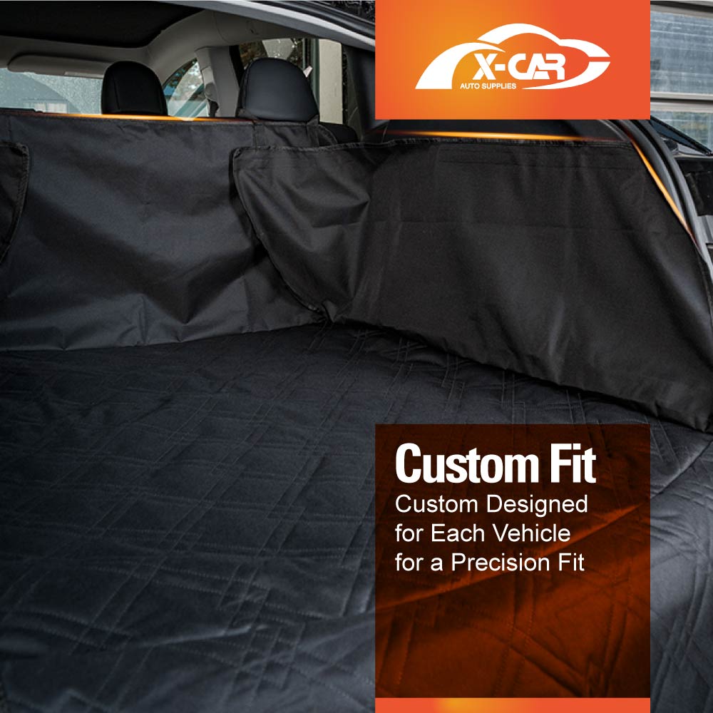 Tesla Model Y 2022-2025 Rear Trunk Cargo Liner Pet Dog Mat Rear Seat Back Cover Waterproof Non-Slip