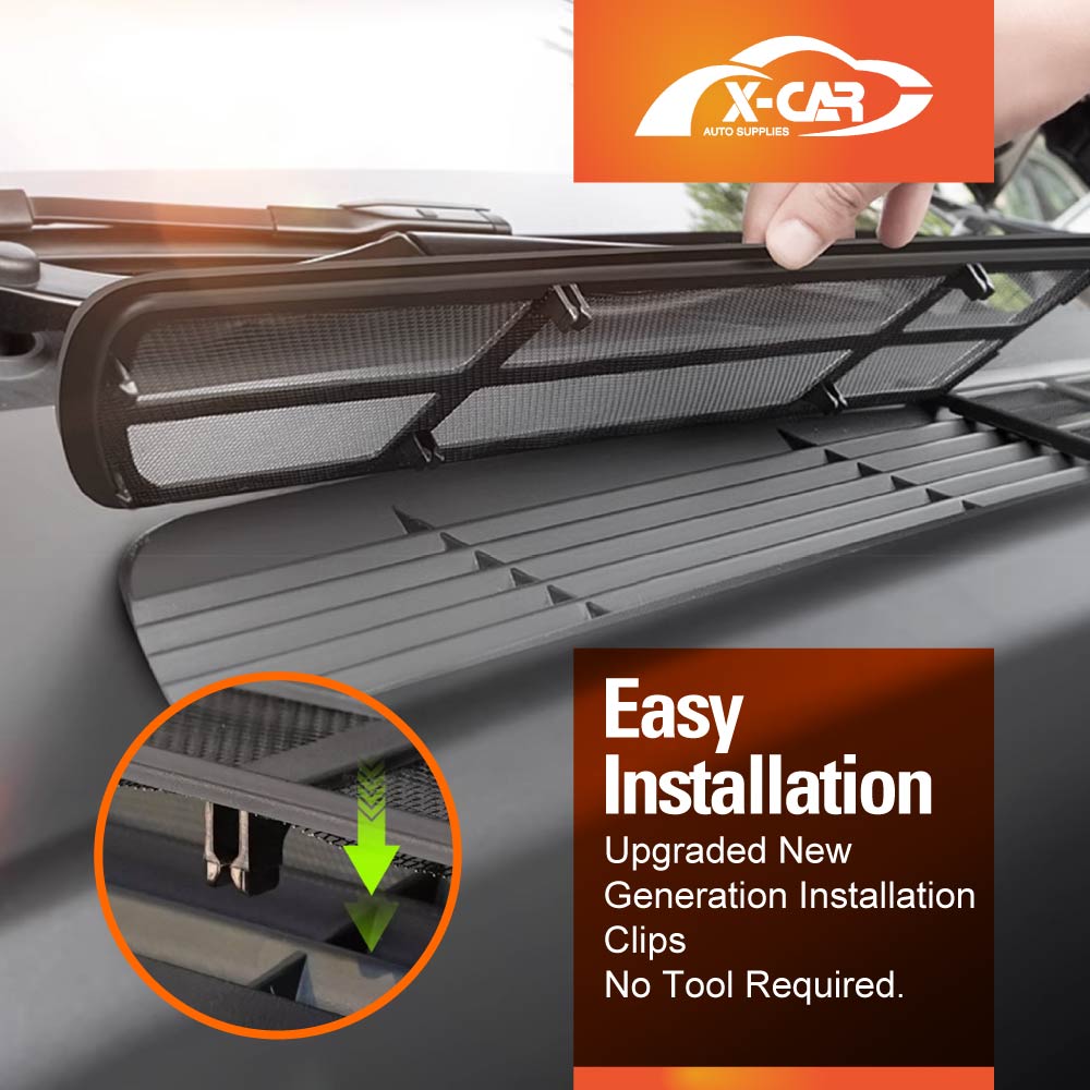Tesla Model Y 2022-2025 Air Flow Intake Vent Grille ABS Plastic Protection Inlet Cover Leaves Insect Guard