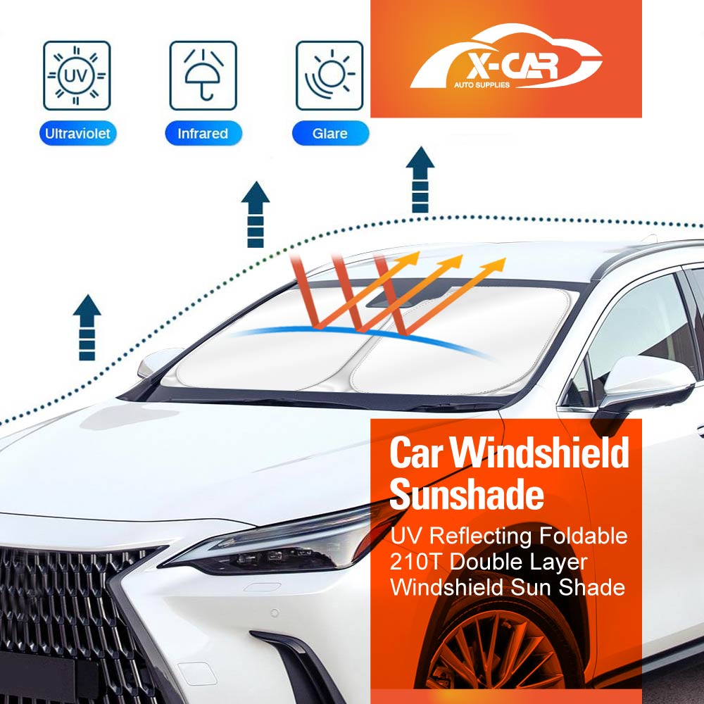 WindScreen Sun Shade for Lexus NX Series NX250 NX350 NX350h NX450h 2022-2025 Blocks UV Rays Foldable Custom Wind Screen Sun Visor Protector