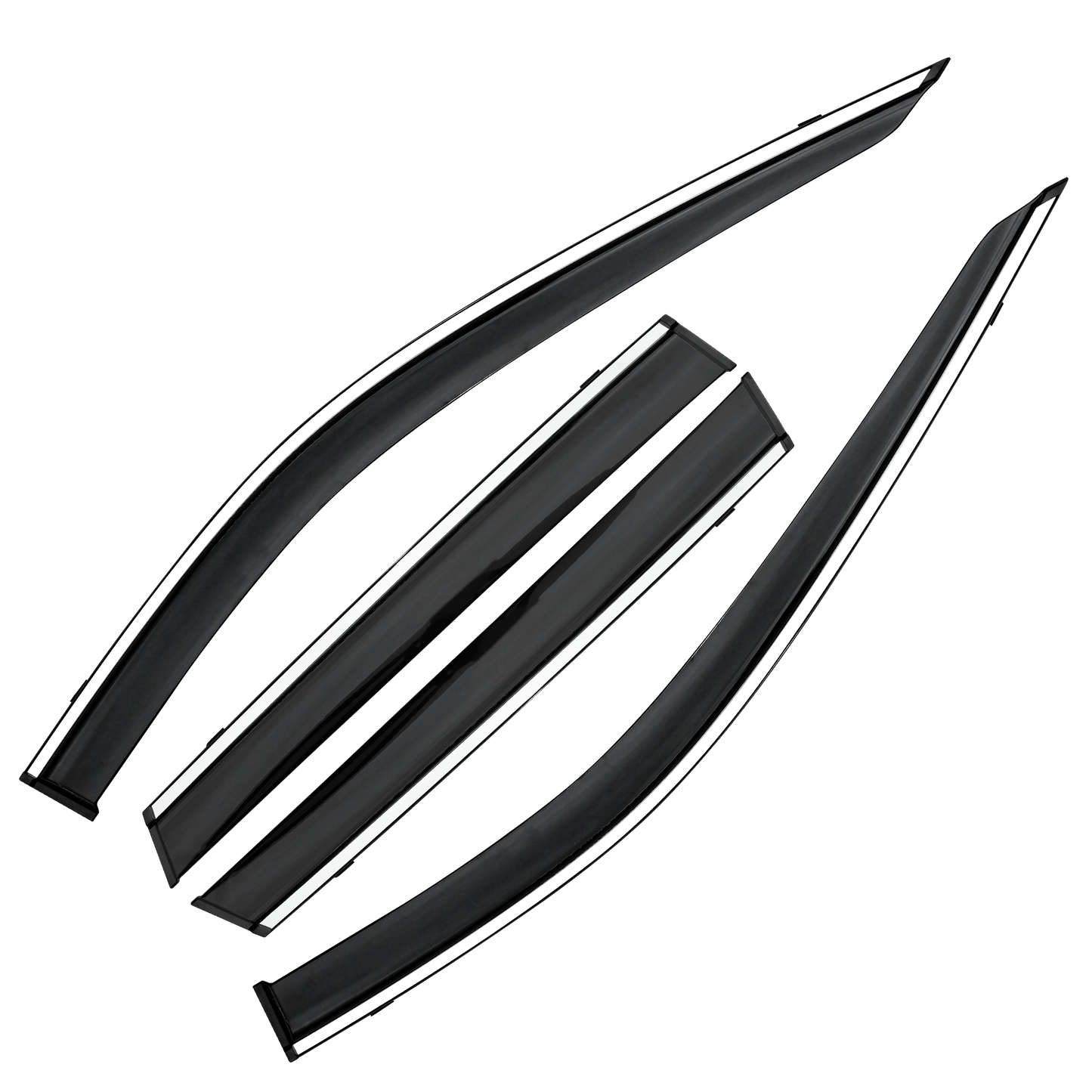 Stainless Weathershields for Nissan X-trail Xtrail T33 2022-Onwards Car Weather Shields Wind Deflectors Window Sun Visor 4 Pcs