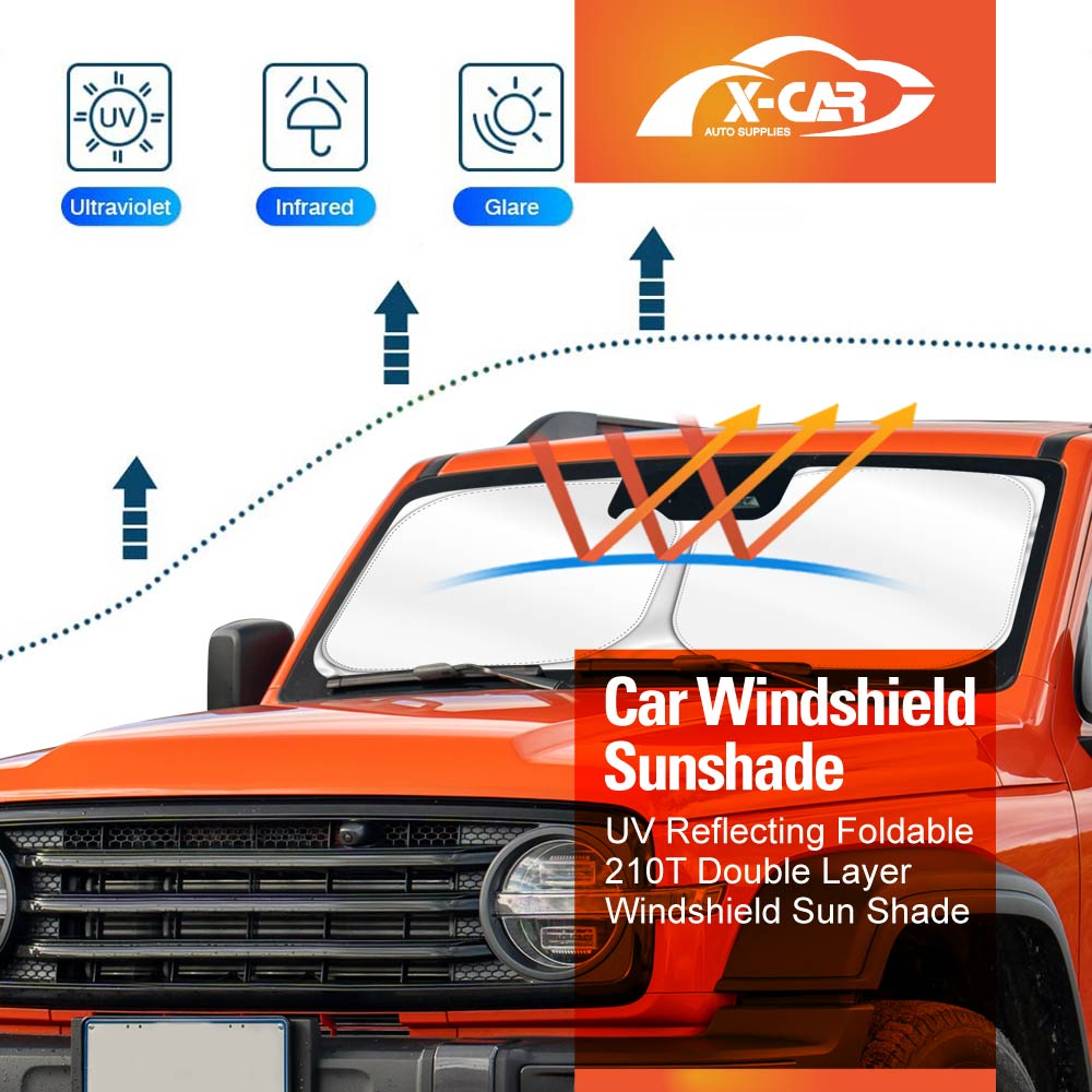 WindScreen Sun Shade for GWM Tank 300 2023-2025 Blocks UV Rays Foldable Custom Wind Screen Sun Visor Protector
