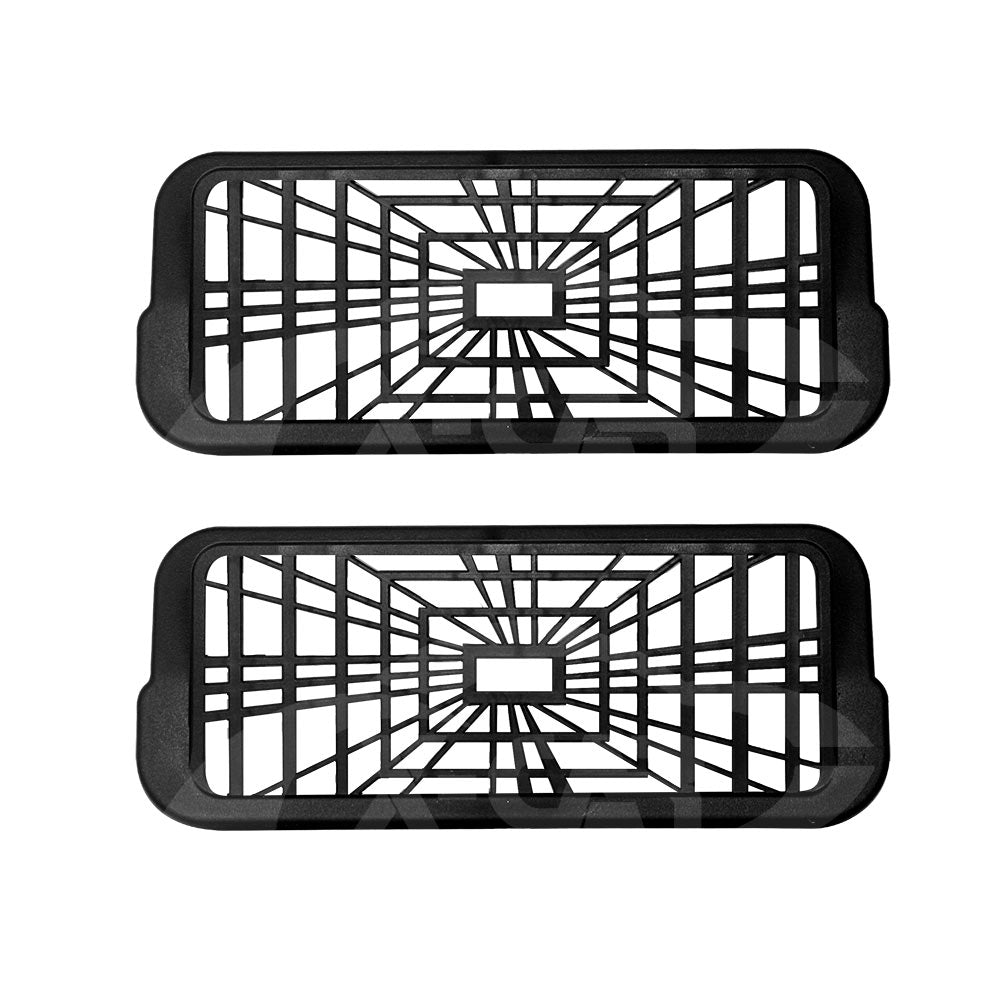 Tesla Model 3 Highland 2023-2025 Backseat Rear Under Seat Air Conditioning Outlet Vent Cover Flow Grille Protector Set of 2