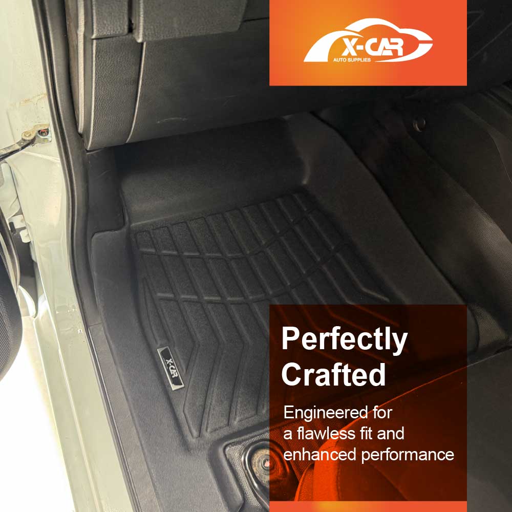 3D Floor Mats for ISUZU D-MAX DMAX Dual Cab 2020-Onwards Heavy Duty All Weather Car Mats Carpet Liner Set Car Accessories