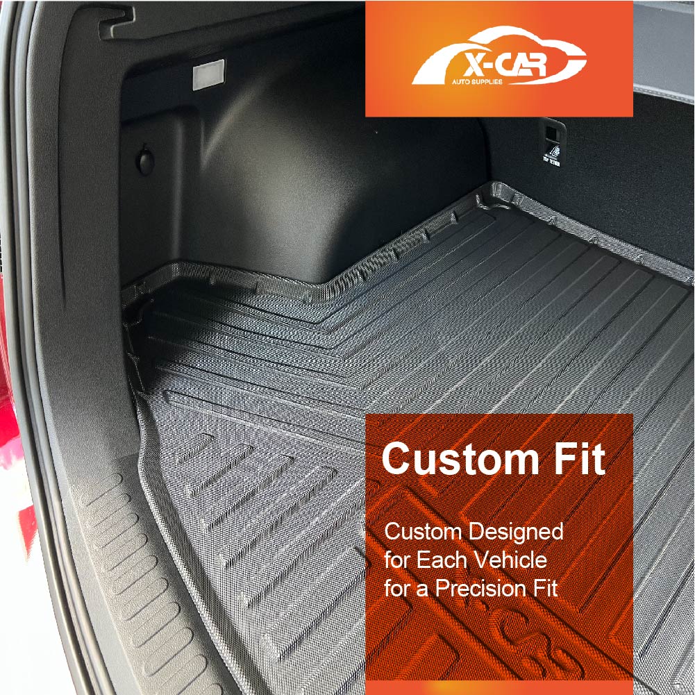 3D Floor Mats Boot Liner for GWM Haval H6/H6 GT 2021-Onwards All Weather Heavy Duty Cargo Car Trunk Luggage Tray