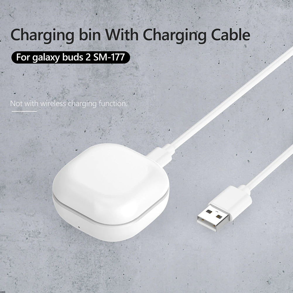USB Charging Case Earbuds Charger Box White for Samsung Galaxy Buds 2 SM-R177
