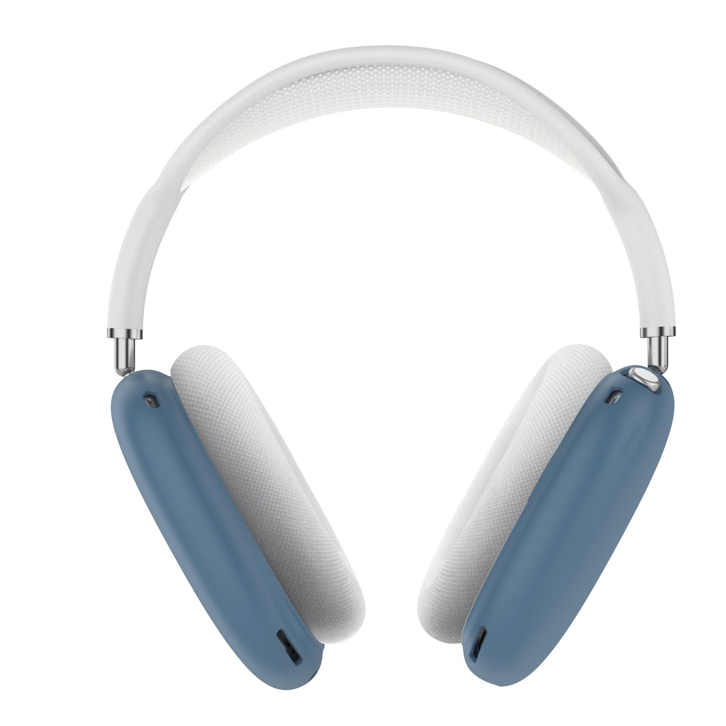 Blue Silicone Case Compatible with Apple AirPods Max Headphone Shockproof Protector Anti-slip Shatter-Resistant Protective Frame Full Cover