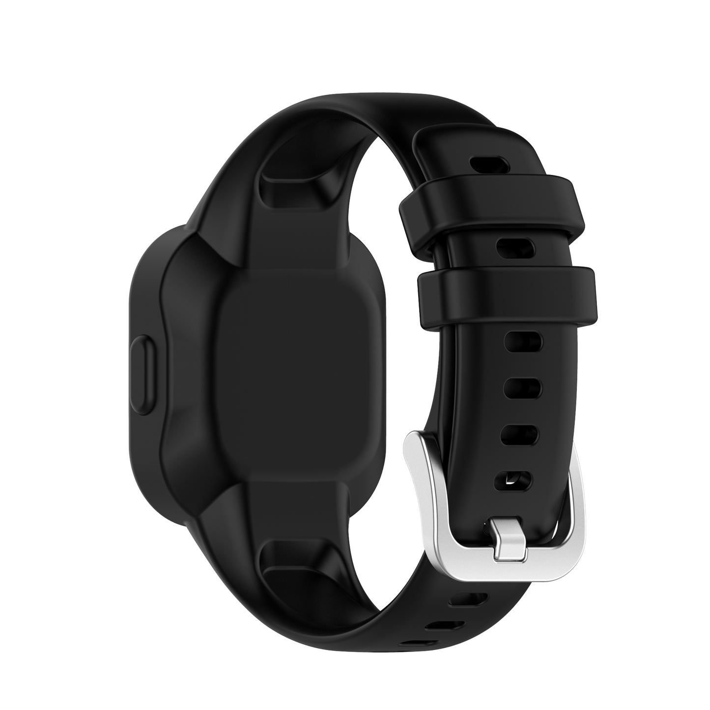 Black Replacement Silicone Wristband Water Resistant Straps for Garmin Fit JR.3/Garmin Vivo Fit JR.3 Fitness Tracker for Kids