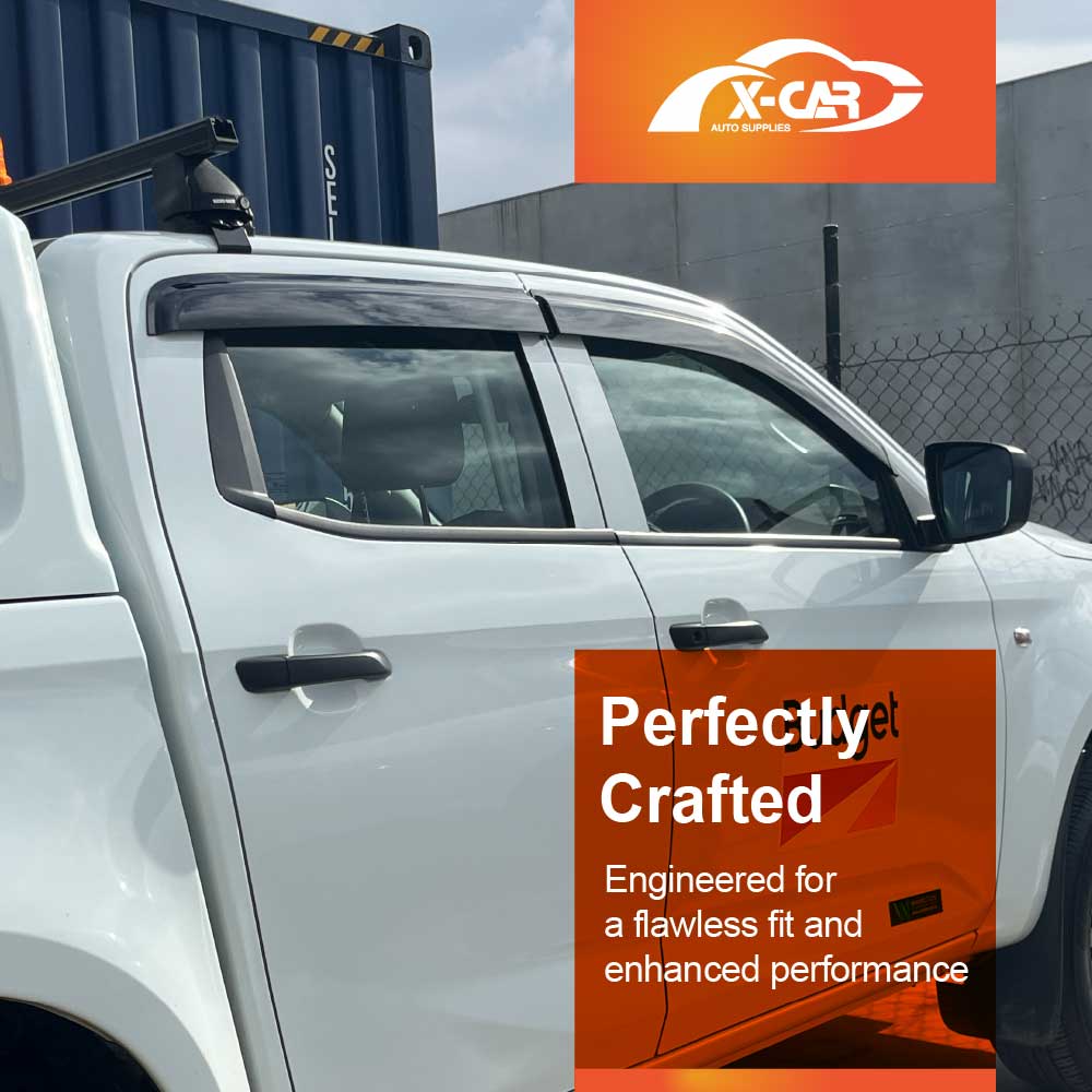 Weathershields for Mazda BT-50 BT50 Dual Cab TF Series 2020-2025 Car Weather Shields Wind Deflectors Window Sun Visor