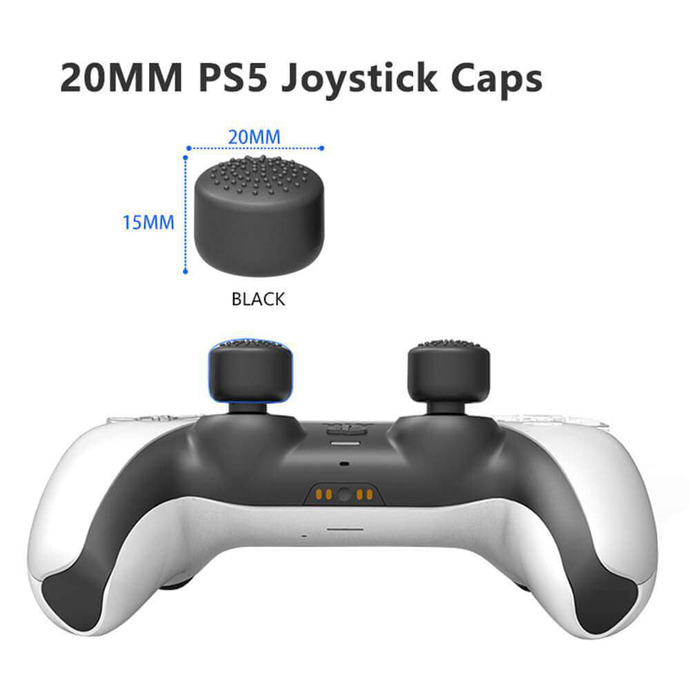 Thumbstick Grips Set for Sony PS4/PS5/Nintendo Switch Pro Controller Joystick Analog Thumb Stick Cap Cover