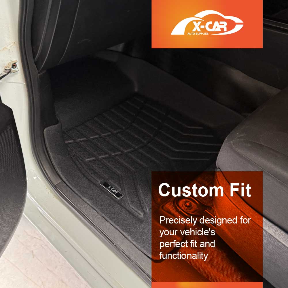 3D Floor Mats for ISUZU D-MAX DMAX Single Cab 2020-Onwards Heavy Duty All Weather Car Mats Carpet Liner Set Car Accessories