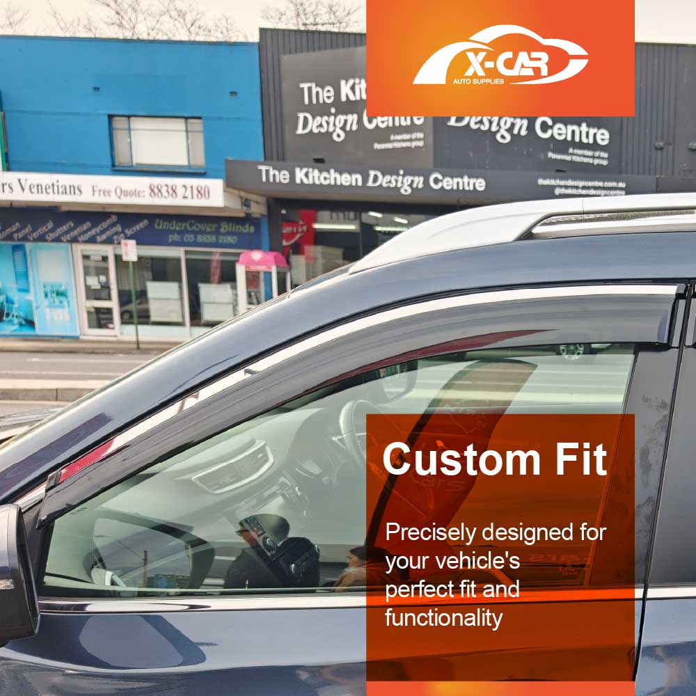 Weathershields for Nissan Xtrail X-trail T32 2013-2022 Car Weather Shields Wind Deflectors Window Sun Visor 4-Piece Set
