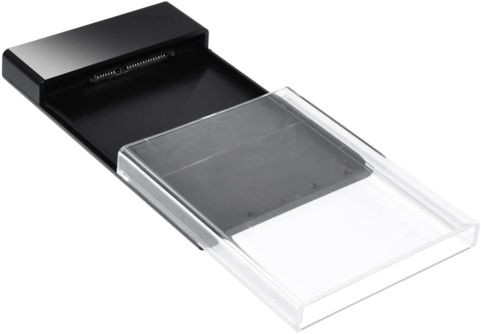 Transparent USB 3.0 External Backup Hard Drive Slim Case Enclosure 2.5" inch Portable HDD Sata SSD