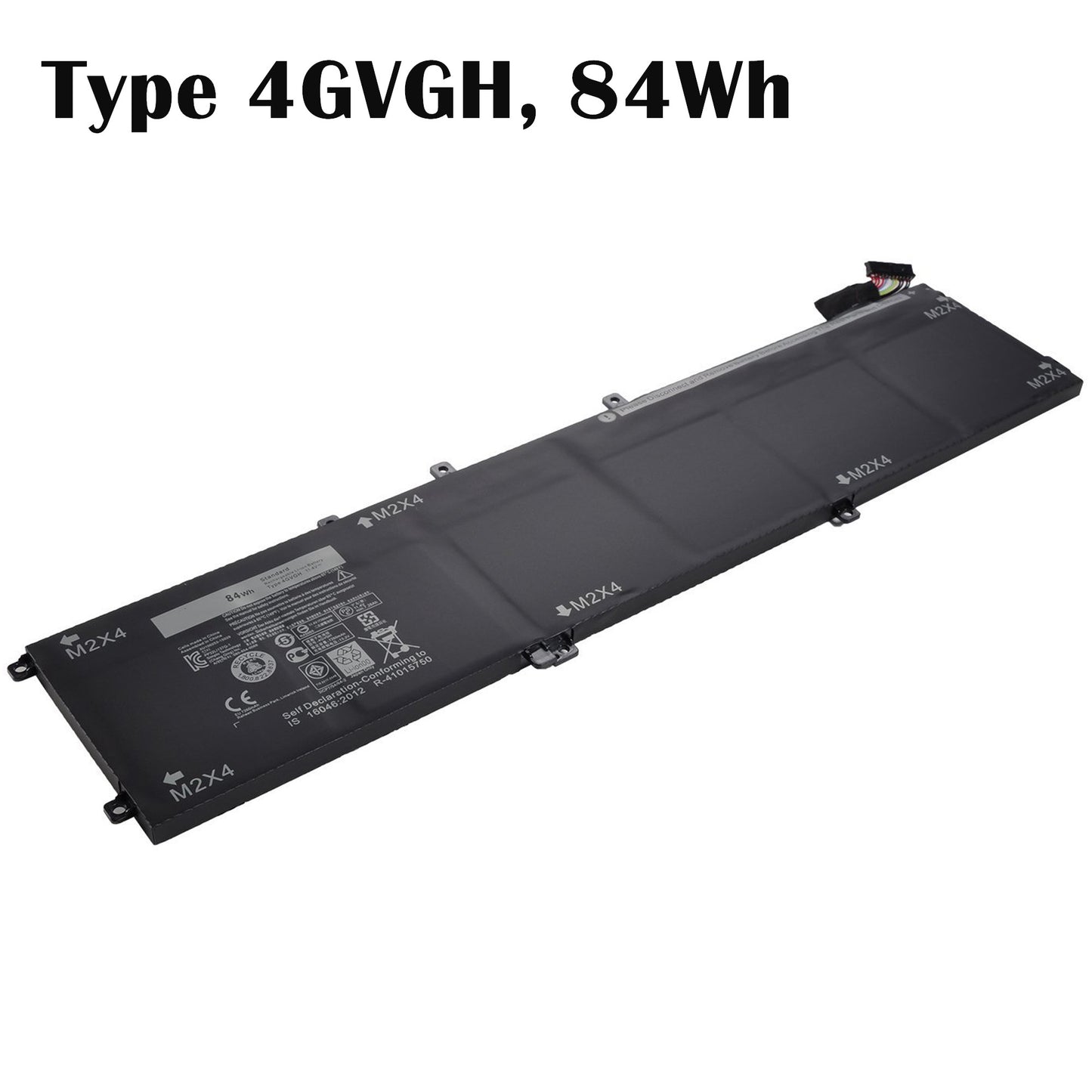 84Wh Dell XPS 15 9550 Precision 5510 M5510 Laptop Replacement Battery, Only fit battery part # 4GVGH