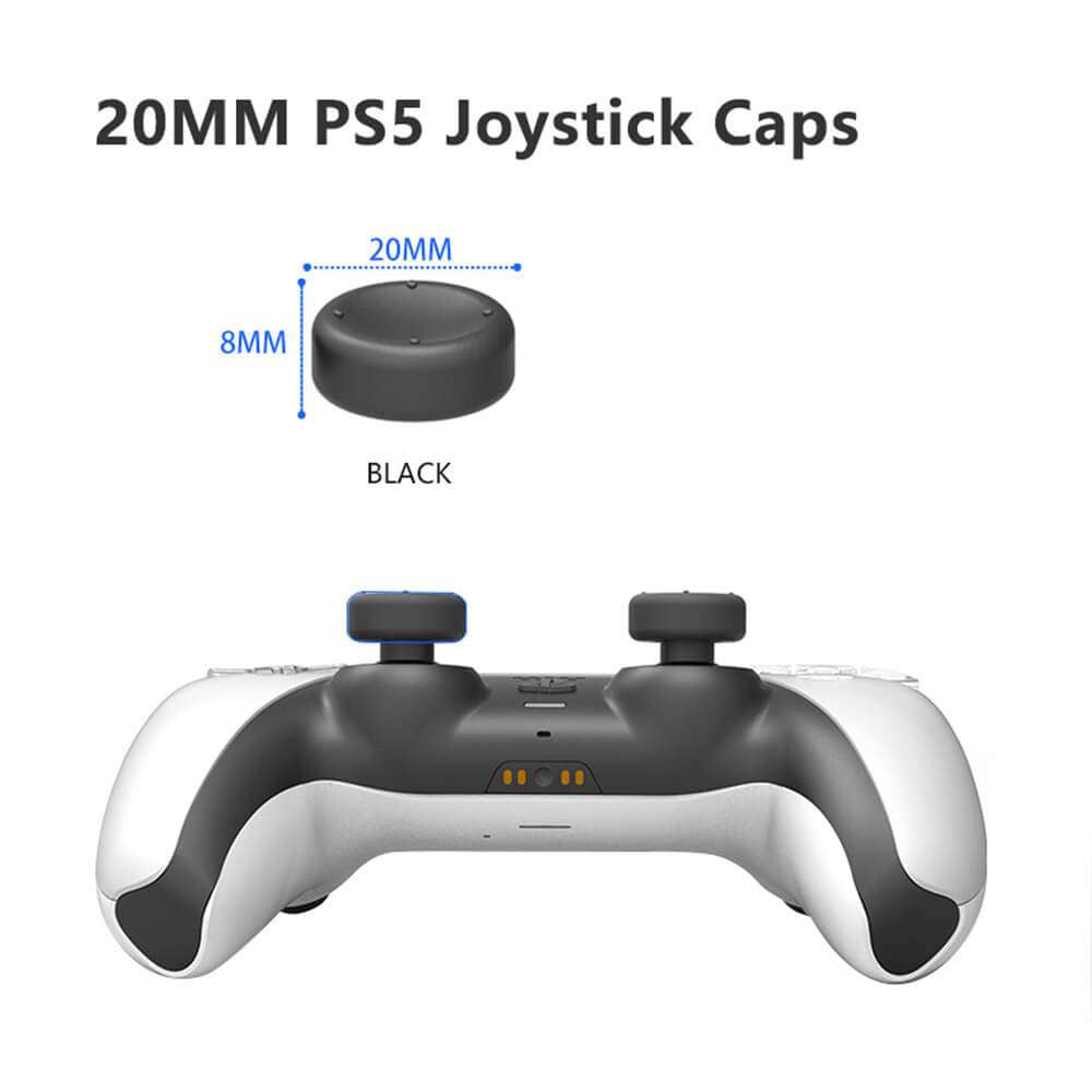 Thumbstick Grips Set for Sony PS4/PS5/Nintendo Switch Pro Controller Joystick Analog Thumb Stick Cap Cover