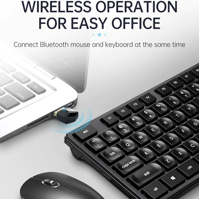 USB Bluetooth 5.0 Transmitter Receiver Dongle Audio Music Wireless Adapter For PC Computer Laptop
