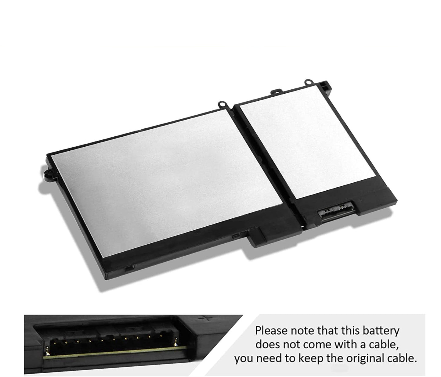 Replacement Battery for Dell Latitude 5580 5480 5280 5290 5590 5490 5491 5495 5591, ONLY fit Part 93FTF