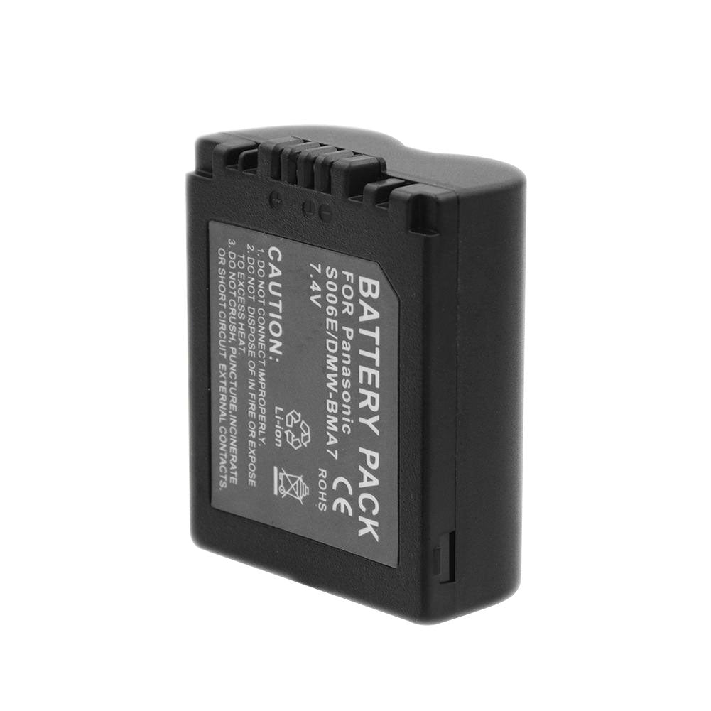 Battery for Panasonic Camera CGA-S006 CGA-S006A CGA-S006E CGA-S006E/1B CGR-S006 CGR-S006A CGR-S006E DMW-BMA7