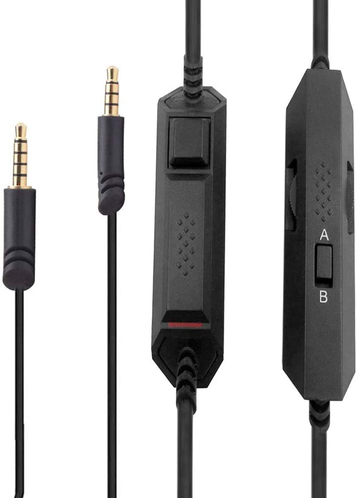 A10 A40 Headsets Cord Replace Inline Mute & Mic Volume Control Audio Cable For Astro A10 A30 A40 A50 G633 G933 Gaming Headphones