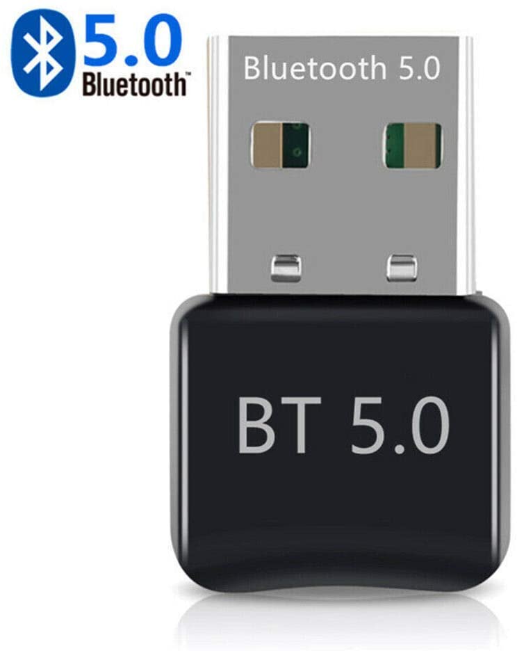 Bluetooth 5.0 USB Adapter Dongle Bluetooth Receiver Transmitter Wireless Adapter for Laptop PC Support Windows 10/8/7 Mouse Keyboard Headset