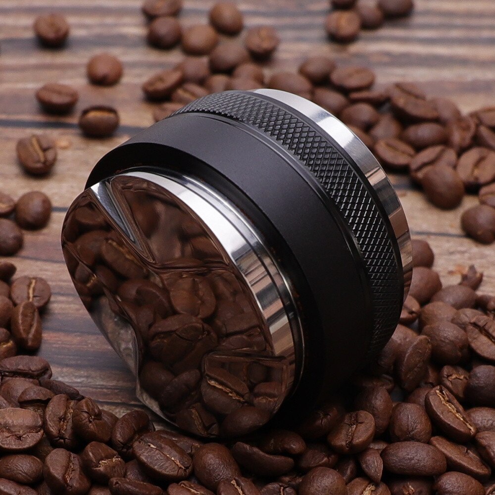 51mm Espresso Tamper & Distributor, Dual Head Coffee Leveler Fits 51mm Delonghi Portafilter, Adjustable Depth-Professional Espresso Hand Tampers