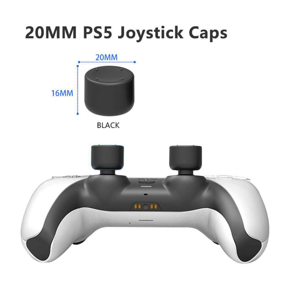 Thumbstick Grips Set for Sony PS4/PS5/Nintendo Switch Pro Controller Joystick Analog Thumb Stick Cap Cover