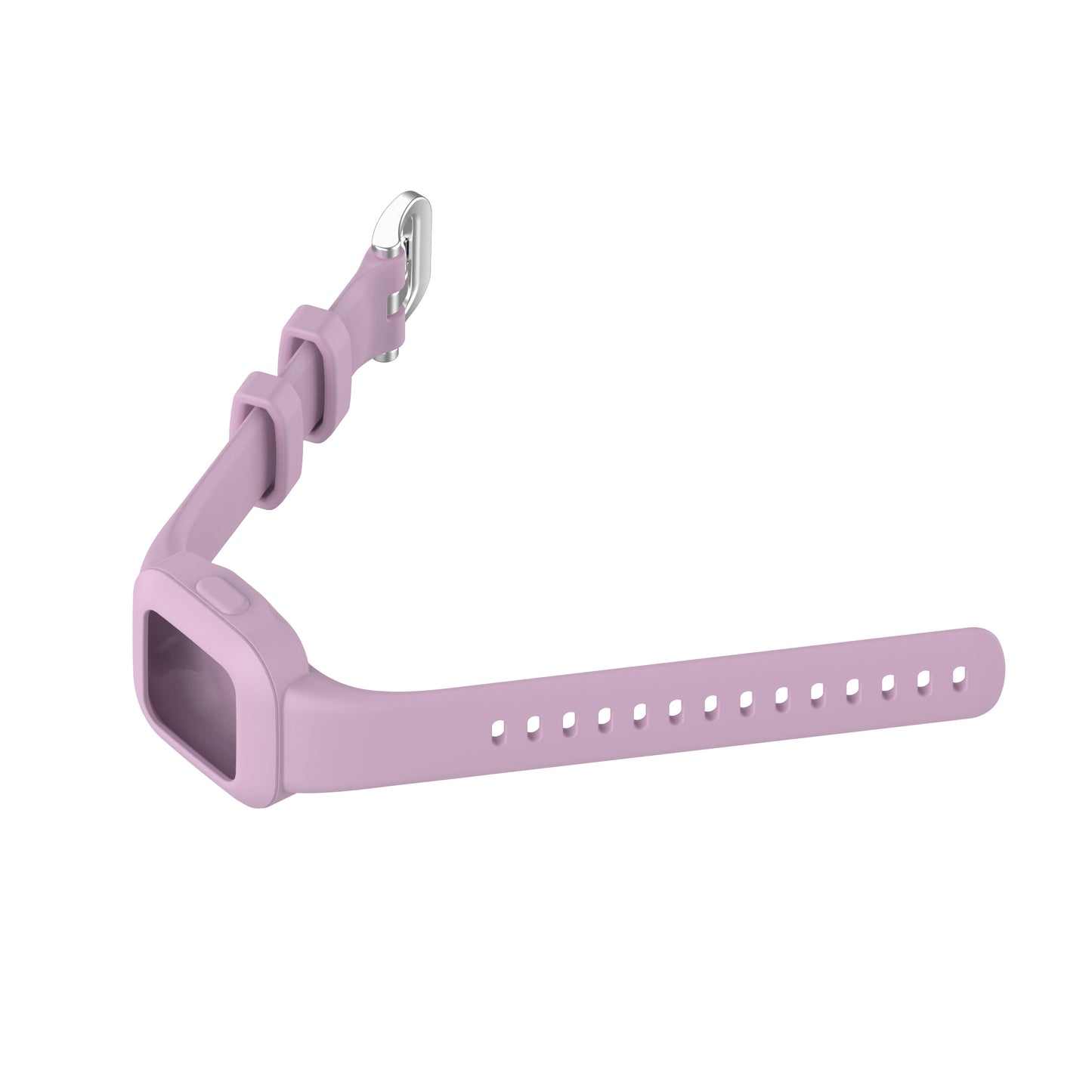 Light Purple Replacement Silicone Wristband Water Resistant Straps for Garmin Fit JR.3/Garmin Vivo Fit JR.3 Fitness Tracker for Kids