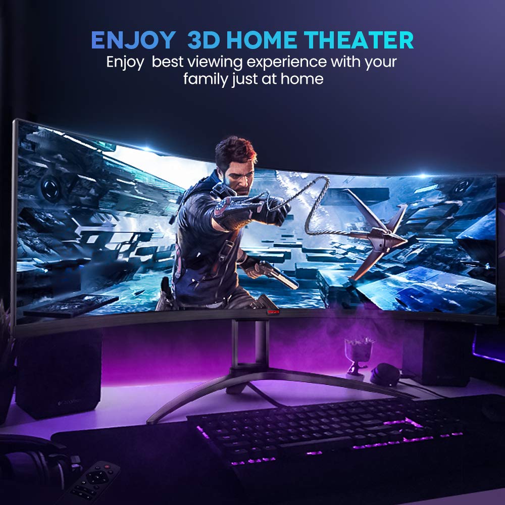 8K 60HZ HDMI Cable 2M 48Gbps High Speed HDMI Braided Cord 4K@120Hz UHD DTS:X, HDCP 2.2 & 2.3, HDR