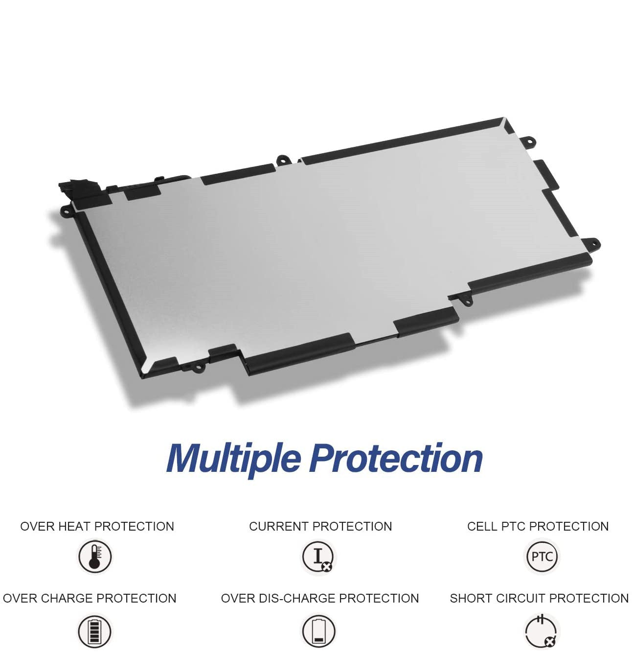 Replacement Battery for Dell Latitude L3180,Latitude 5289 2-in-1,Latitude 7389 2-in-1,Latitude 7390 2-in-1, Fit Part K5XWW