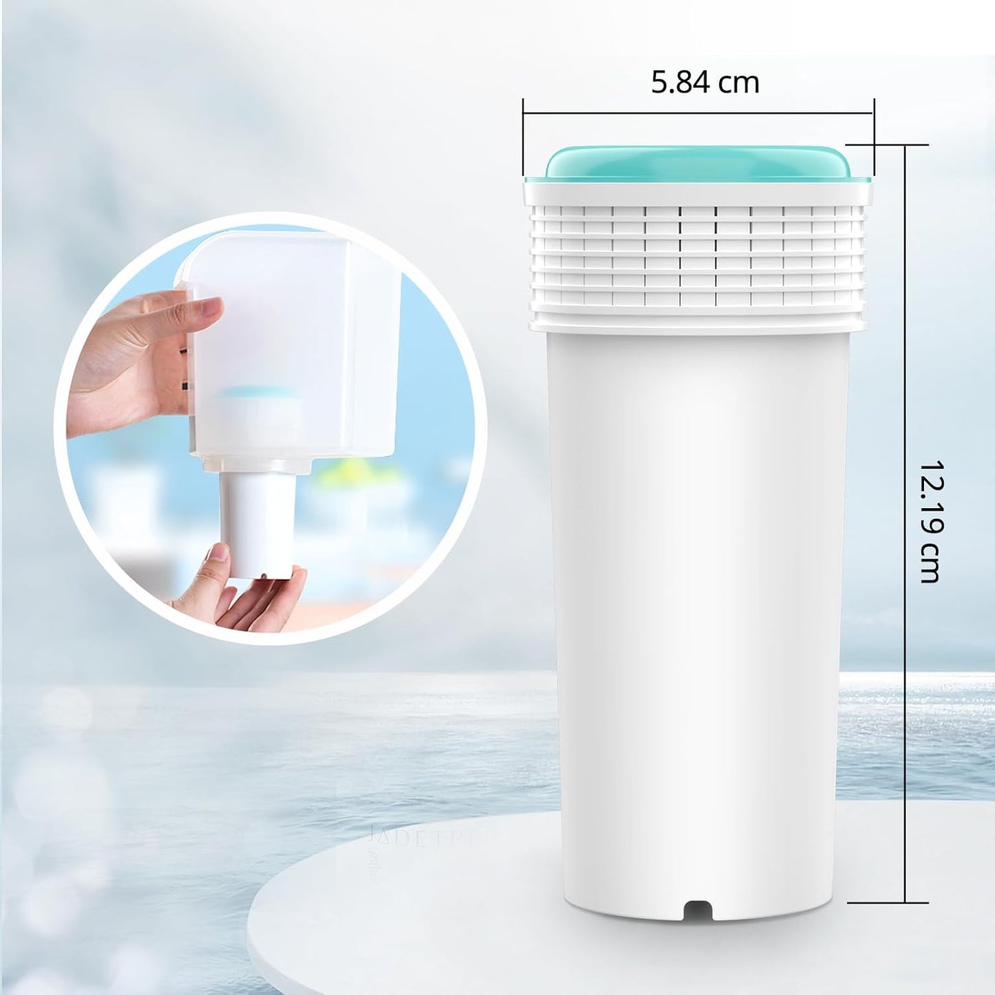 4 Replacement Water Filter Cartridges Compatible with Tommee Tippee Perfect Prep��� Day & Night