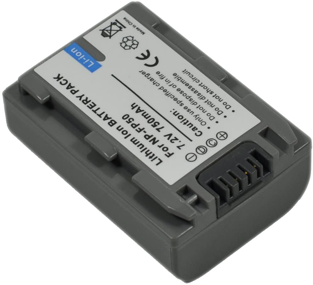 Replacement Battery for Sony NP-FP30 NP-FP50 NP-FP51 NP-FP70 NP-FP90 Camera Camcorder